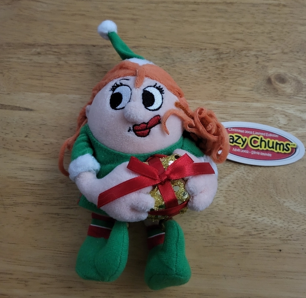 Vintage 2002 Rare Crazy Chums Heidi Hoop Elf With Bells